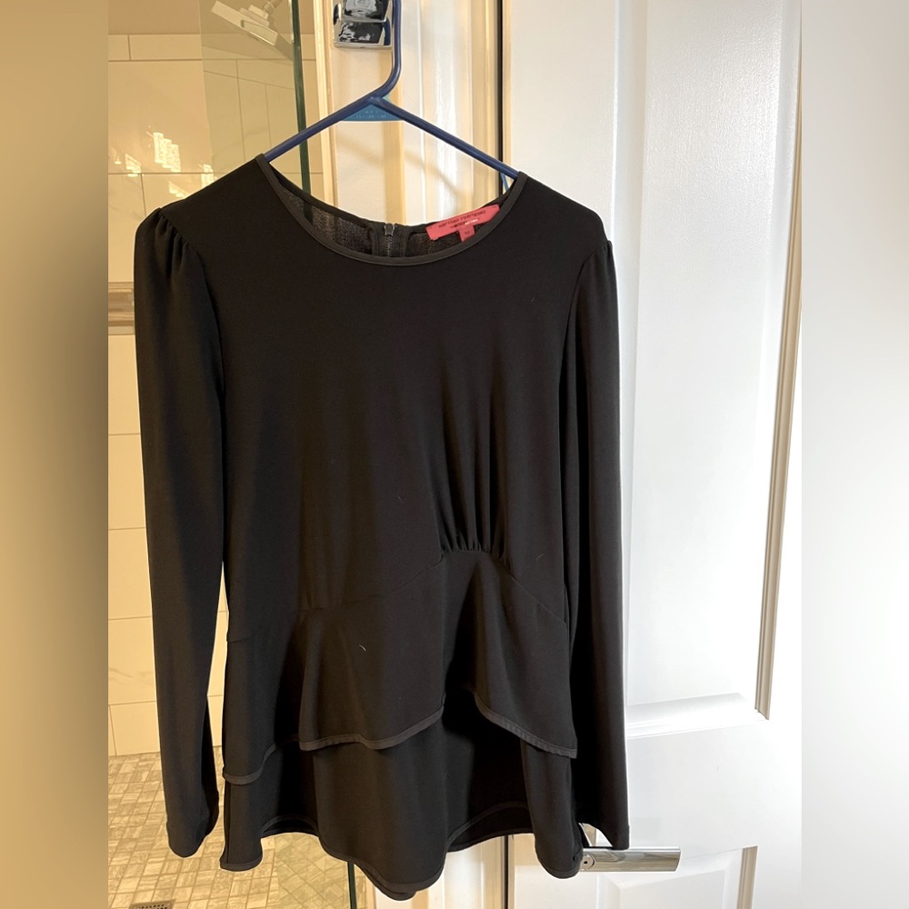 Black layered top
